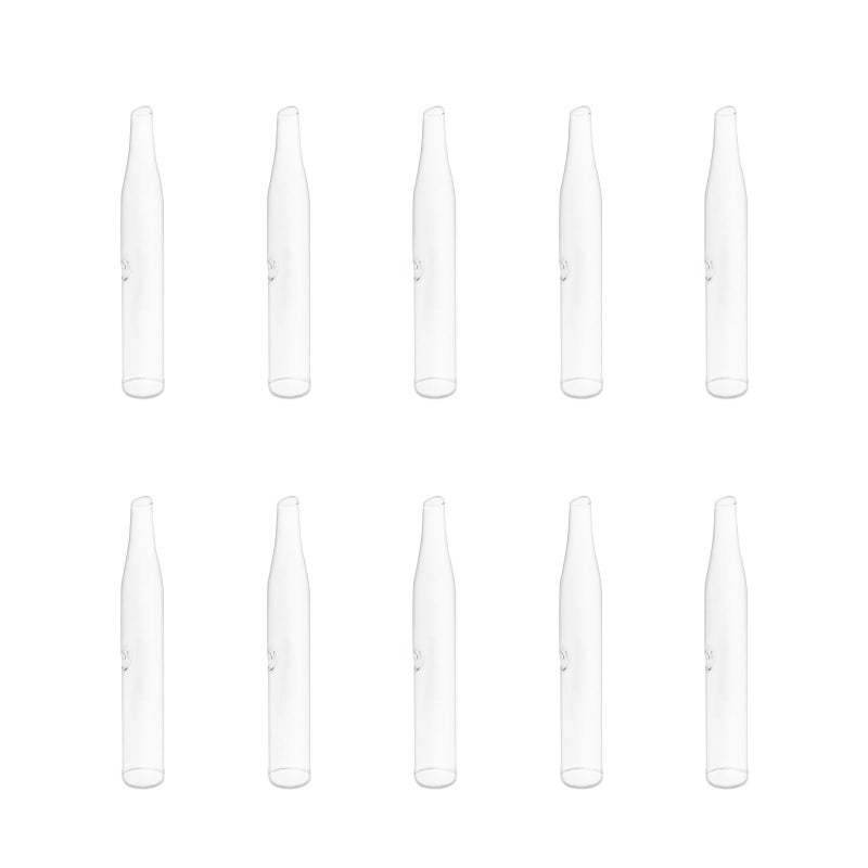 Elitzia Four Types of Acne Blackhead Absorbing Glass Tube Types Multiple Use Electrotherapy Beauty Machine Accessories 10Set of The Same Type ETD215SA Erect